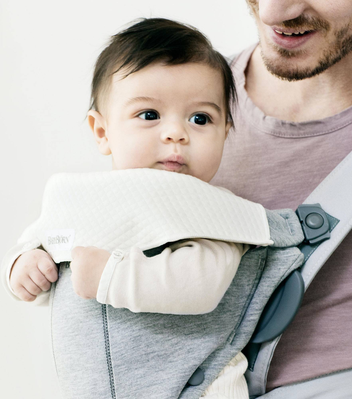 Babybjorn bib for baby carrier mini&move - white, , medium-null
