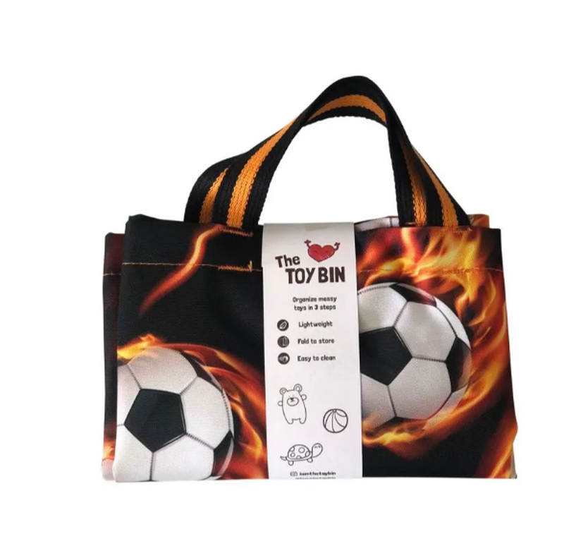 Toy bin organize toys bag fire ball-null