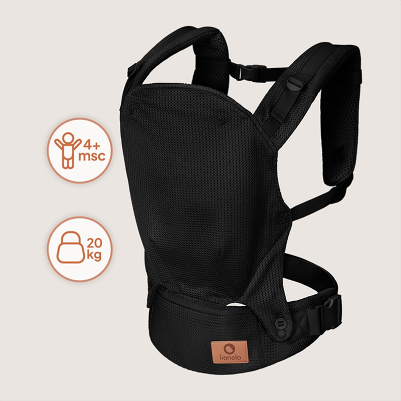 Margareet Air black ergonomic baby carrier, , medium-null