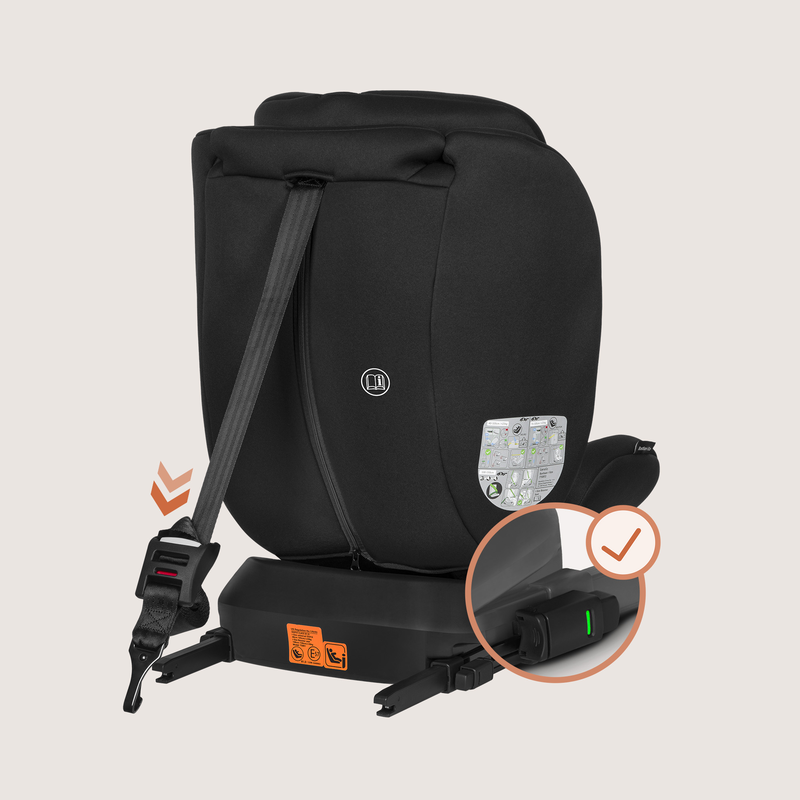 Bastiaan isofix 360&deg; i-size 40-150cm black carbon car seat, , medium-null