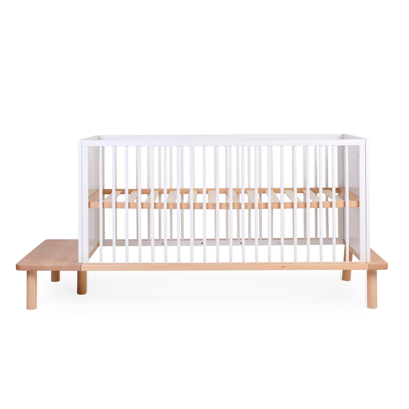 Childhome evo bed cot 70x140 - natural/white, , medium-null