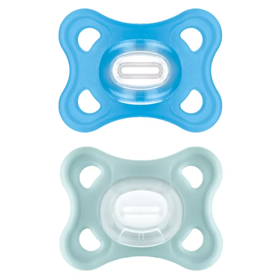 Mam comfort pacifier 2-6m boy x 2 pcs, Boy, medium