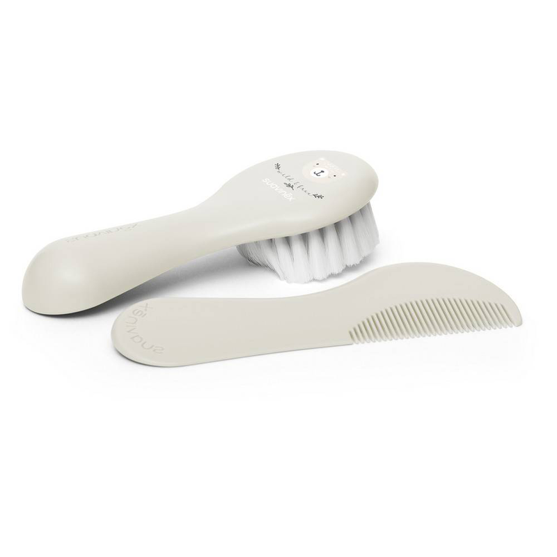 Suavinex brush & comb - beige, , medium-null