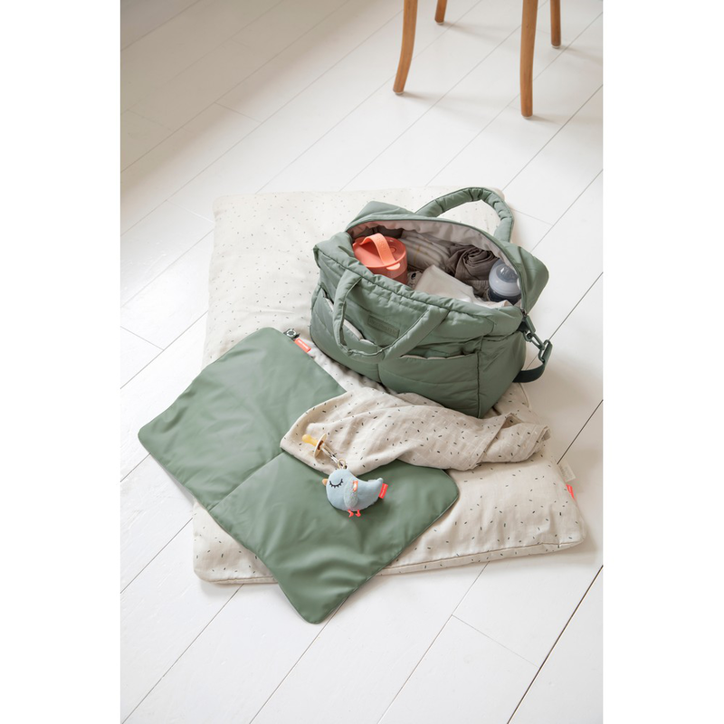 Done by deer quilted changing bag - green, , medium-null
