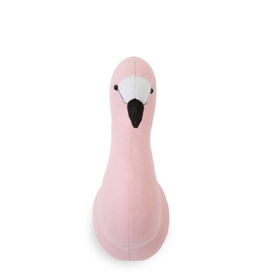 Childhome head wall deco - felt flamingo, , medium