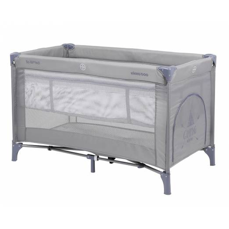 Kikka boo playpen so gifted grey 2 levels, , medium-null