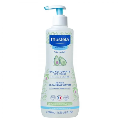 Mustela cleansing water 500ml, , medium