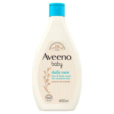 Aveeno baby daily care hair & body wash 400ml, , medium