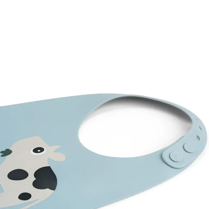 Done by deer silicone bib dotti - blue, , medium-null