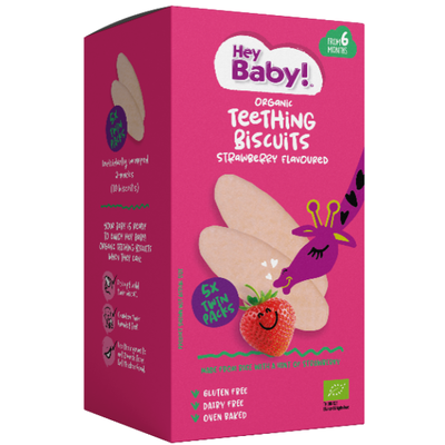 Hey baby! | organic teething biscuits strawberry flavoured &beta;&iota;&omicron;&lambda;&omicron;&gamma;&iota;&kappa;έ&sigmaf; &rho;&upsilon;&zeta;&omicron;&gamma;&kappa;&omicron;&phi;&rho;έ&tau;&epsilon;&sigmaf; &mu;&epsilon; &gamma;&epsilon;ύ&sigma;&eta; &phi;&rho;ά&omicron;&upsilon;&lambda;&alpha; | 21g, , medium