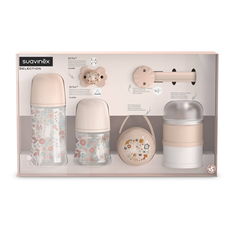Suavinex wonderland welcome baby set - pink, , medium-null