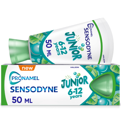Sensodyne | pronamel junior-&pi;&alpha;&iota;&delta;&iota;&kappa;ή &omicron;&delta;&omicron;&nu;&tau;ό&kappa;&rho;&epsilon;&mu;&alpha; &gamma;&iota;&alpha; 6-12 &epsilon;&tau;ώ&nu; | 50ml, , medium