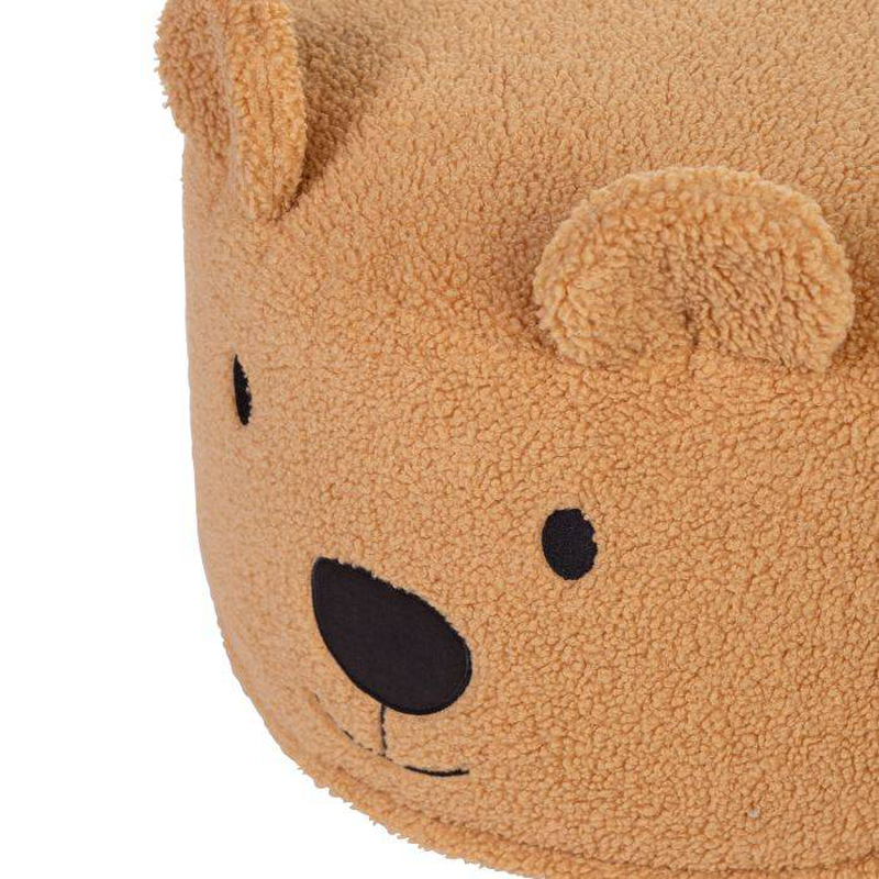 Childhome teddy bear pouf 40cm - teddy beige, , medium-null