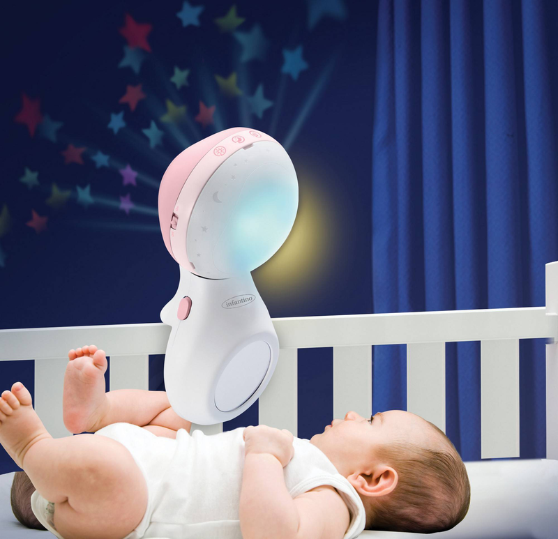 Infantino 3in1 projector musical mobile - pink, , medium-null