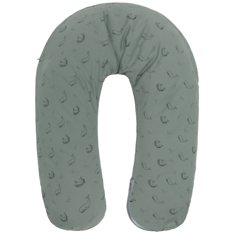 Fillikid nursing pillow jersey - whale green, , medium-null