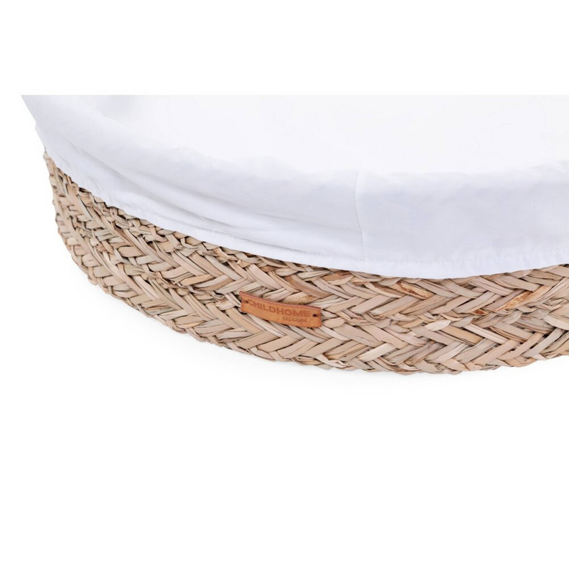 Childhome changing basket natural+mattress 70x50 - seagrass, , medium-null