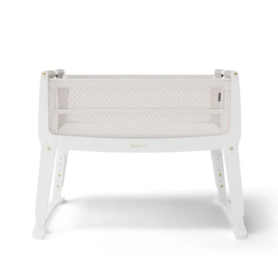 Snuzpod studio bedside crib - paris white, , medium