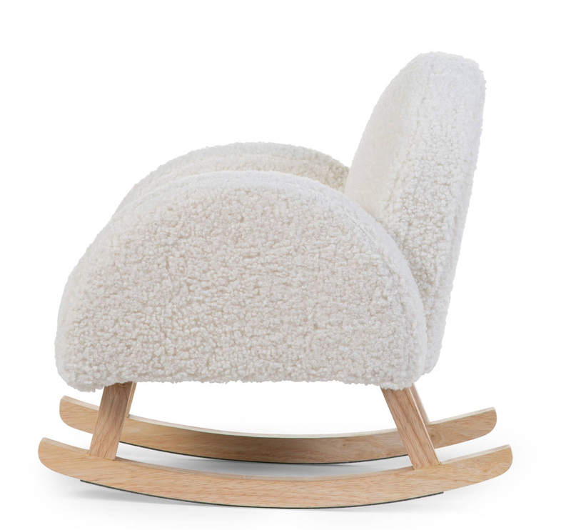 Childhome kids rocking chair - teddy/off white, , medium-null
