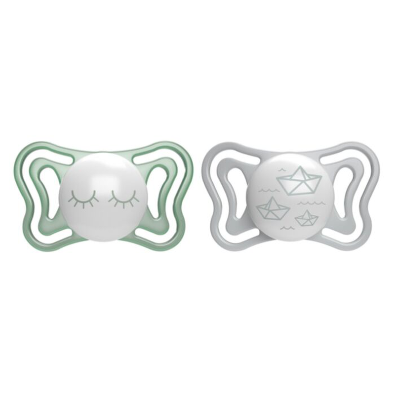 Chicco light physioforma night pacifiers | 16-36m | 2pcs, , medium-null