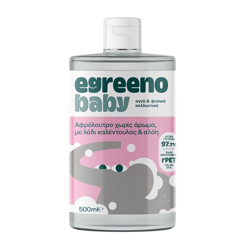 Egreeno baby foam bath, unscented / 500 ml, , medium-null