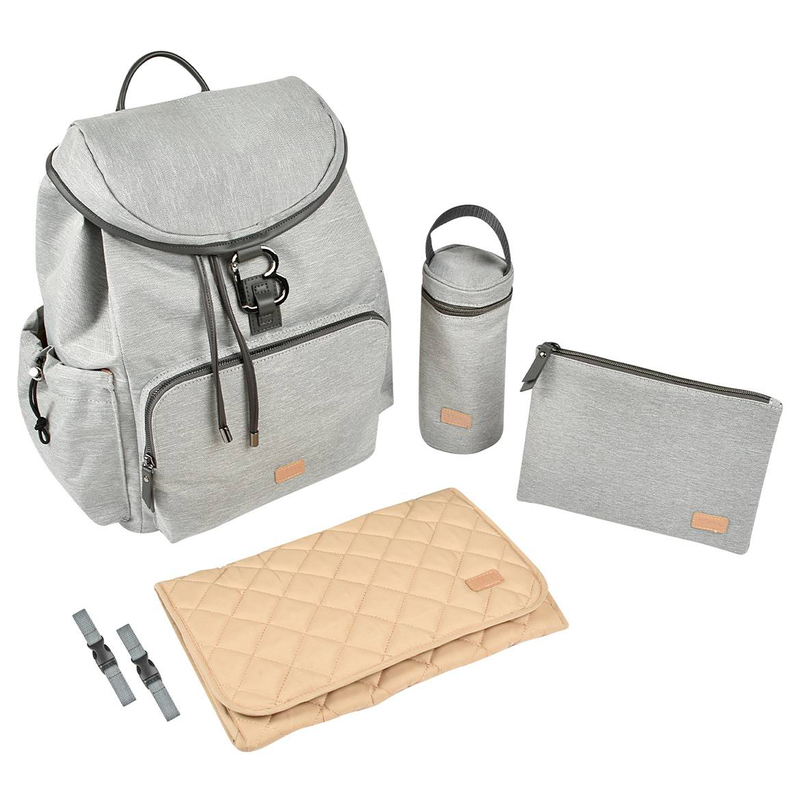 Beaba bag vancouver backpack -heather grey s, , medium-null