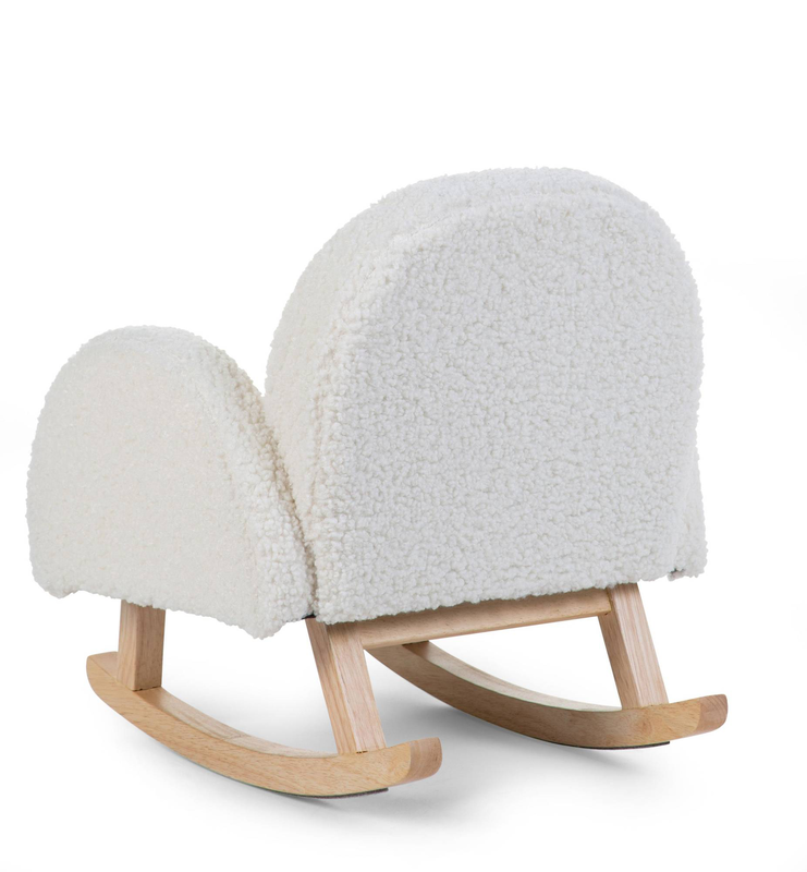 Childhome kids rocking chair - teddy/off white, , medium-null