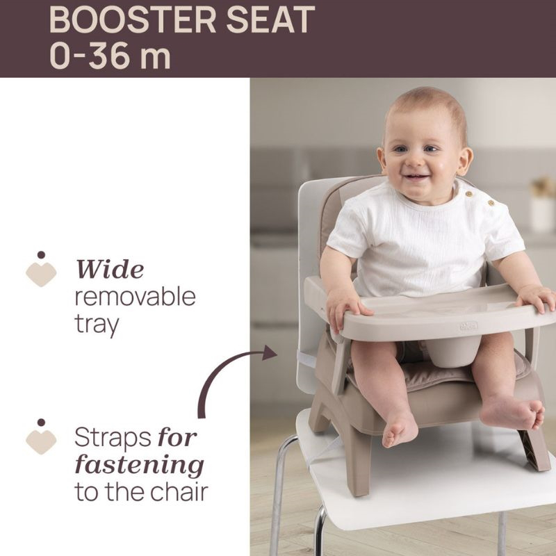Chicco booster seat bento vanilla p05-87182-24, , medium-null