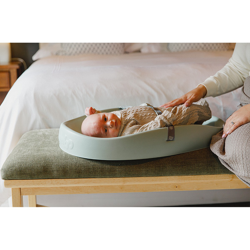 Bumbo changing pad - sage, , medium-null