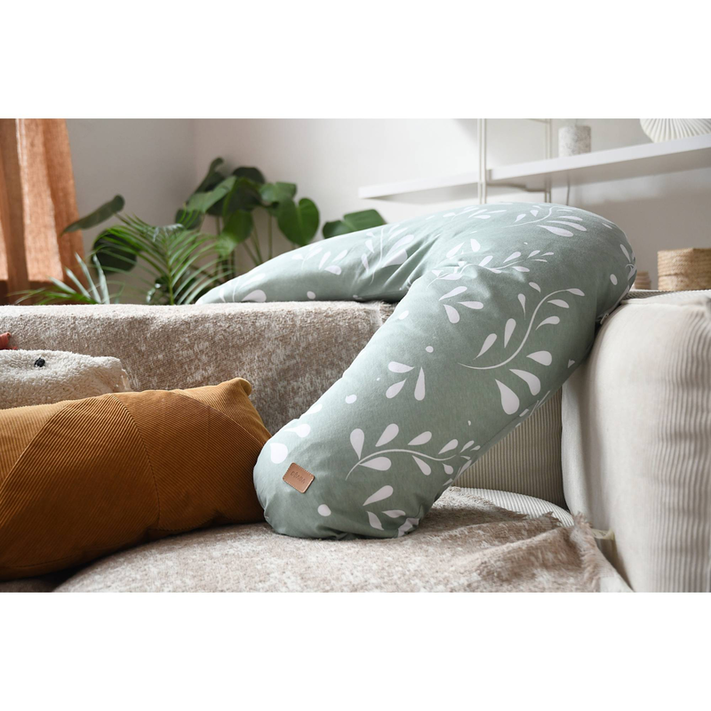Beaba big flopsy nursing pillow - jersey nature, , medium-null