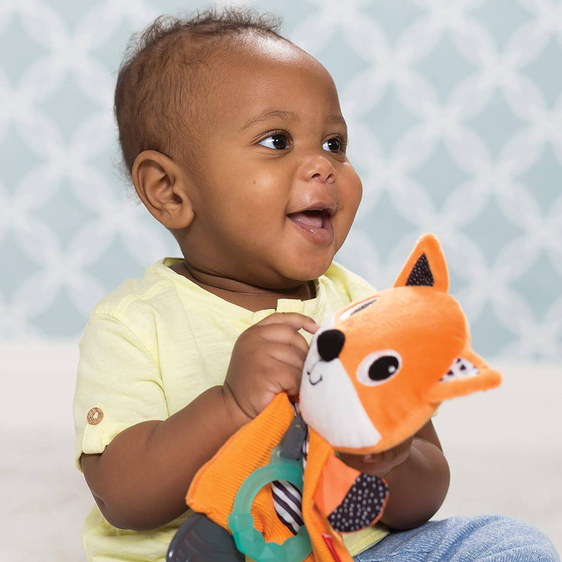 Infantino cuddly teether - fox, , medium-null