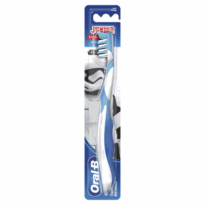 Oral-b | junior &pi;&alpha;&iota;&delta;&iota;&kappa;ή &mu;&alpha;&lambda;&alpha;&kappa;ή &omicron;&delta;&omicron;&nu;&tau;ό&beta;&omicron;&upsilon;&rho;&tau;&sigma;&alpha; &gamma;&iota;&alpha; &pi;&alpha;&iota;&delta;&iota;ά 6-12 &epsilon;&tau;ώ&nu; star wars | 1&tau;&epsilon;&mu;, , medium
