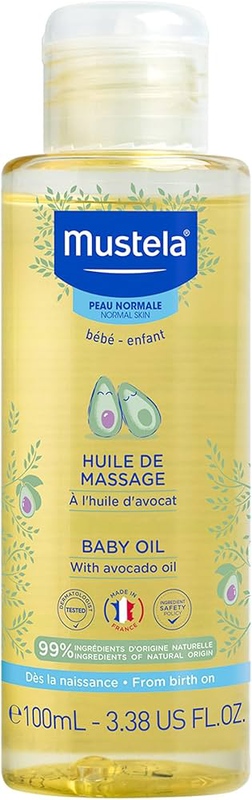 Mustela baby massage oil, , medium-null