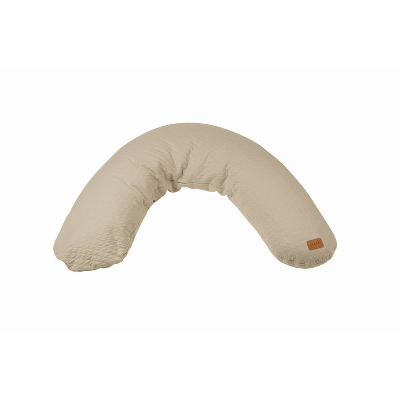Beaba big flopsy nursing pillow - fleur de coton linen, , medium-null