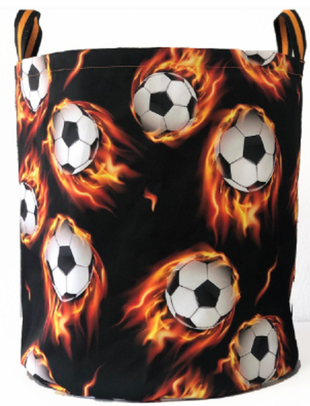 Toy bin organize toys bag fire ball-null