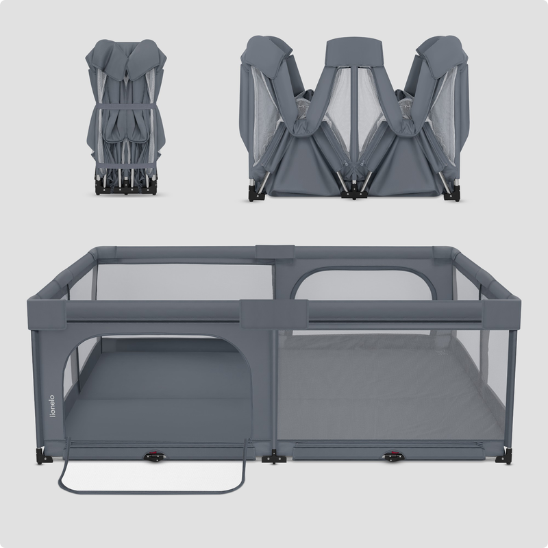 Florence easy fold grey graphite playpen 150*180cm-null
