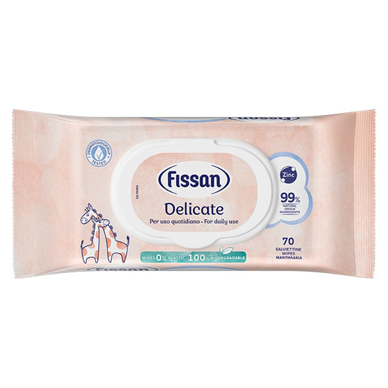 Fissan | delicate wipes &upsilon;&gamma;&rho;ά &mu;&omega;&rho;&omicron;&mu;ά&nu;&tau;&eta;&lambda;&alpha; | 70&tau;&epsilon;&mu;, , medium-null