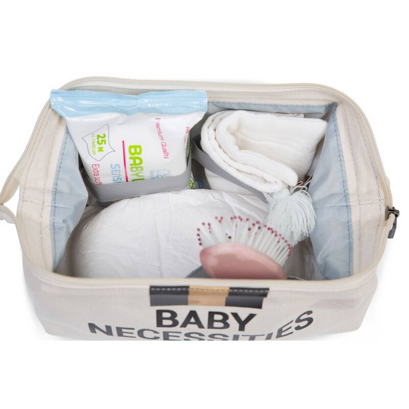 Childhome baby necessities - canvas white/black/gold, , medium-null