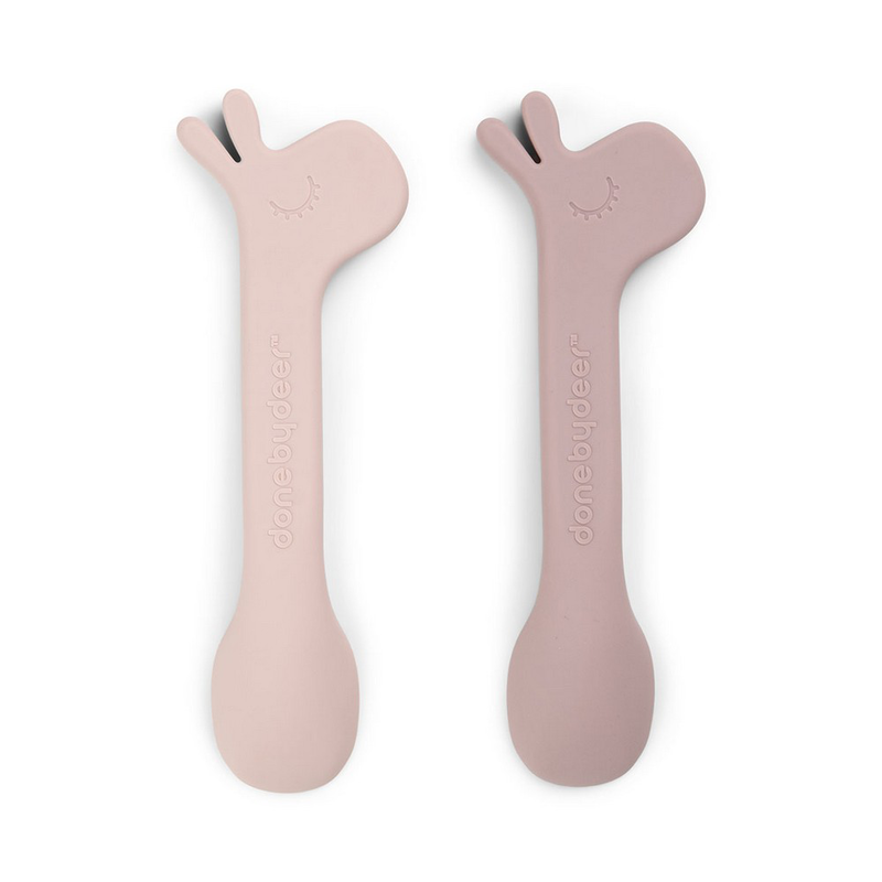 Done by deer silicone spoon 2-pack lalee - powder, , medium-null