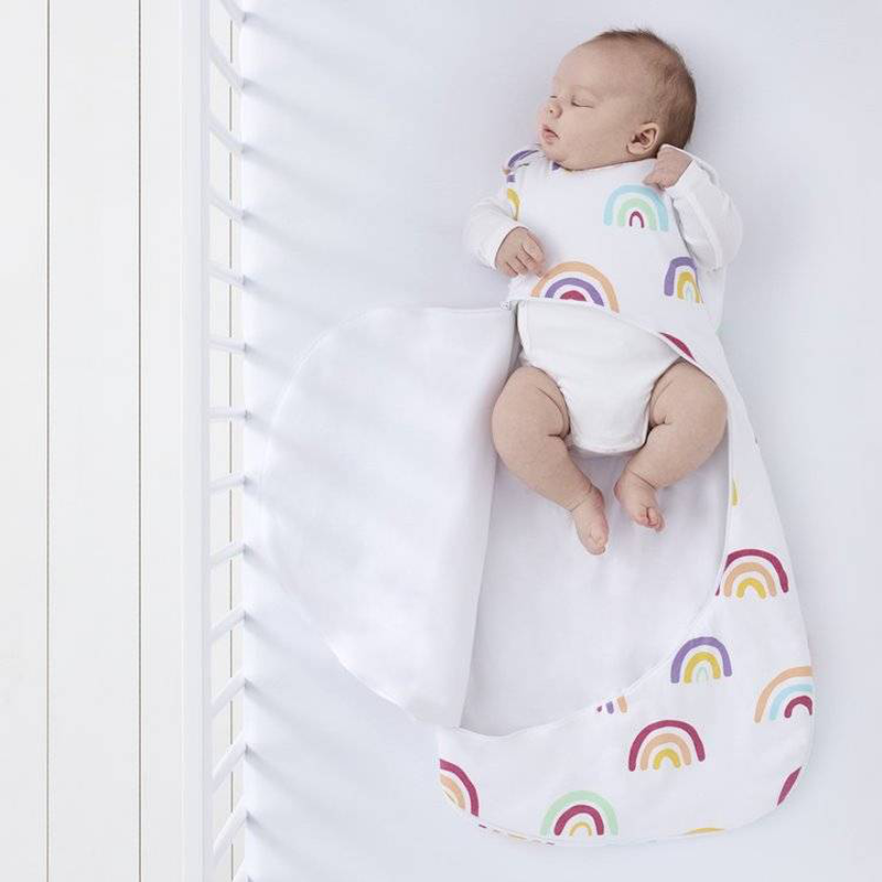 Snuz sleeping bag 1 tog 6-18 - rainbow, , medium-null