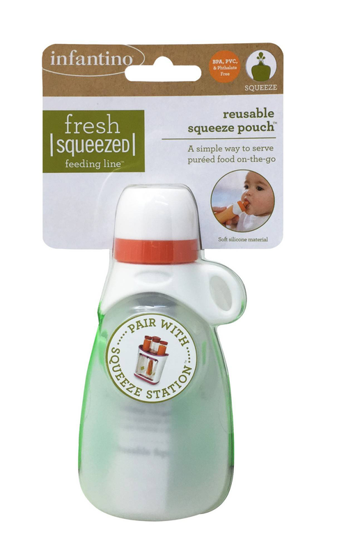 Infantino squeeze reusable pouch, , medium-null