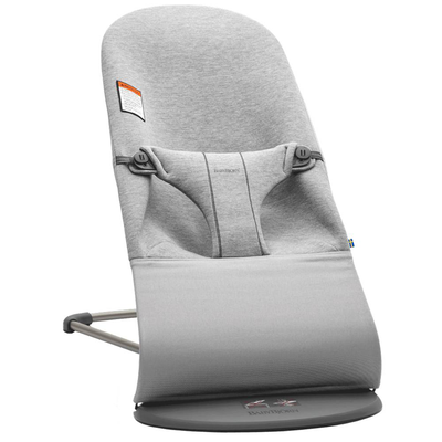 Babybjorn bouncer - 3d jersey light grey, , medium