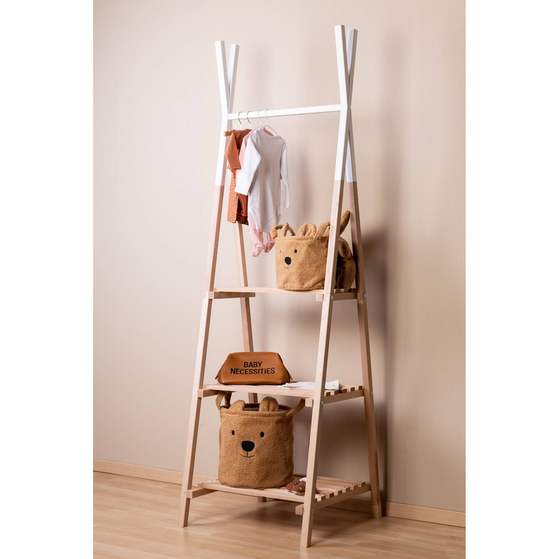 Childhome teddy baskets set of 3 - beige, , medium-null