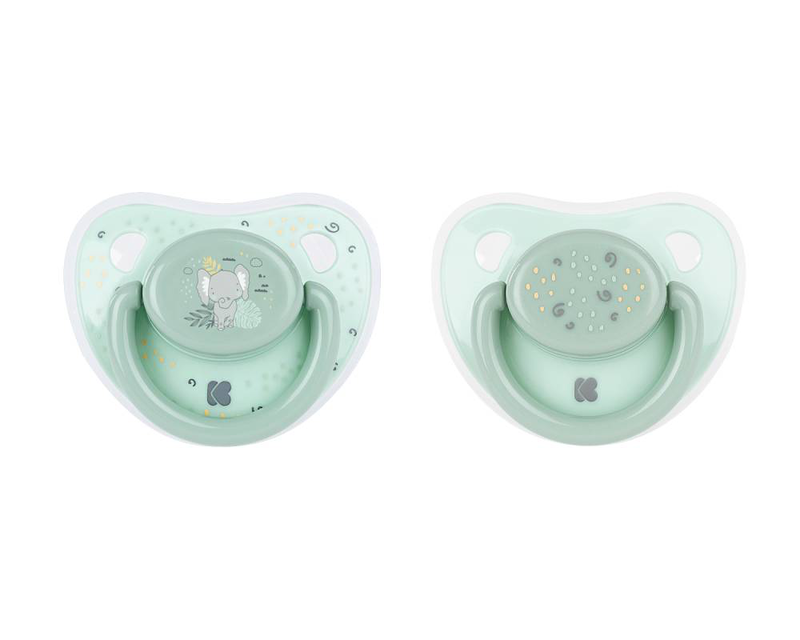 Kikka boo silicone pacifier savanna mint 0-6m 2s, , medium-null