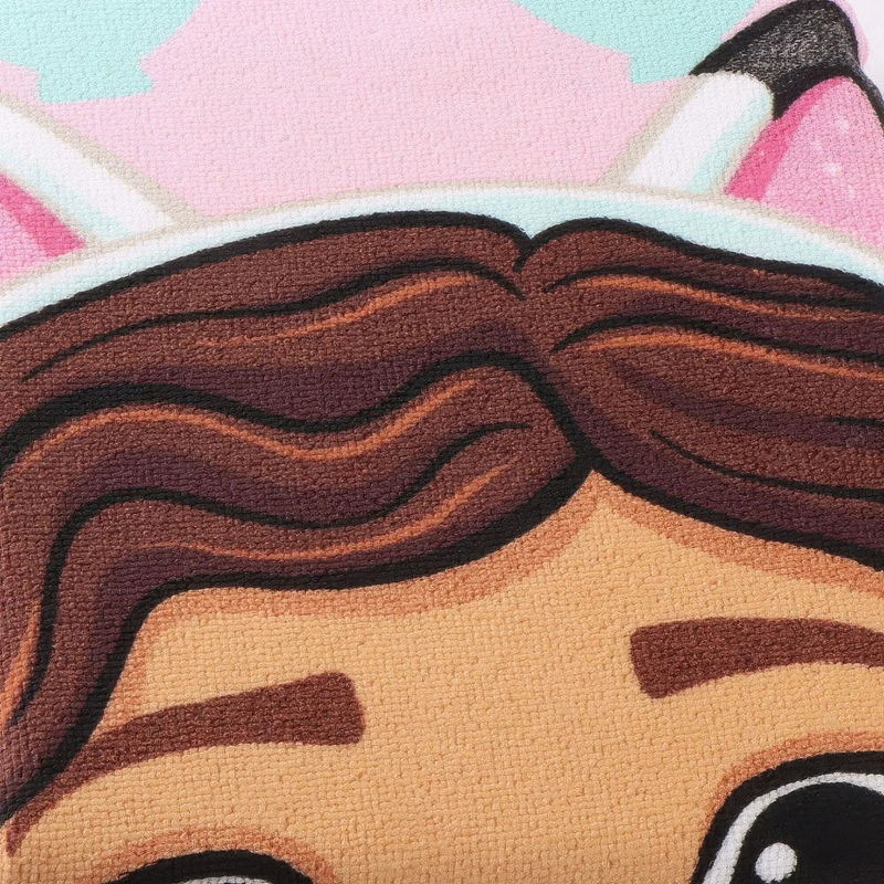 Gabby's dollhouse microfibre poncho beach towel, , medium-null