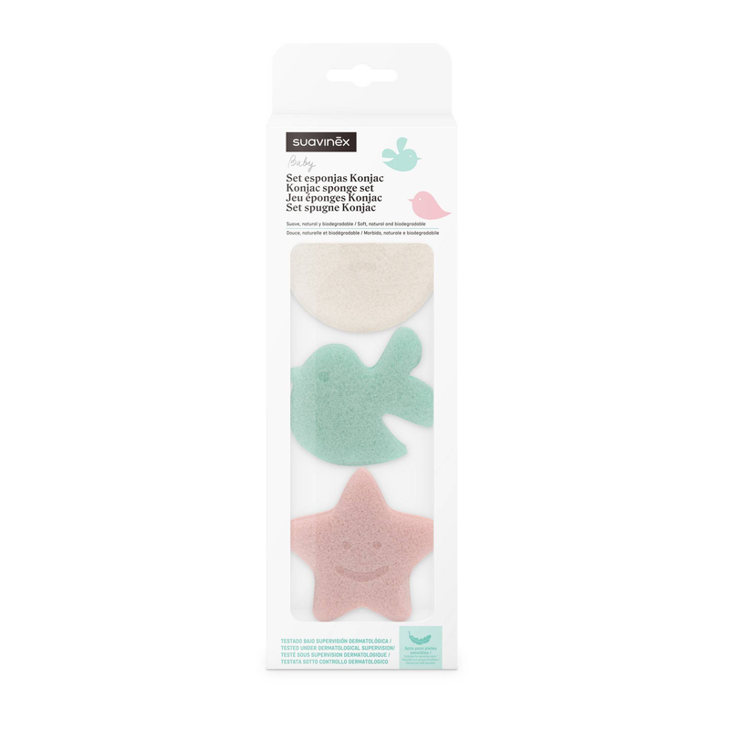 Suavinex sponges set konjac, , medium-null