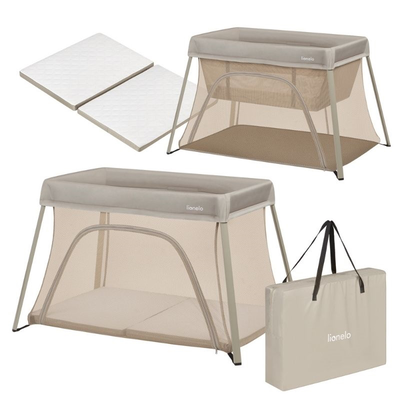 Alice beige olive travel crib 3 in 1, , medium