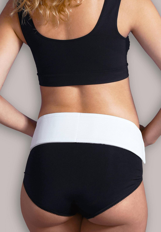 Carriwell maternity velcro support belt s/m - white, , medium-null