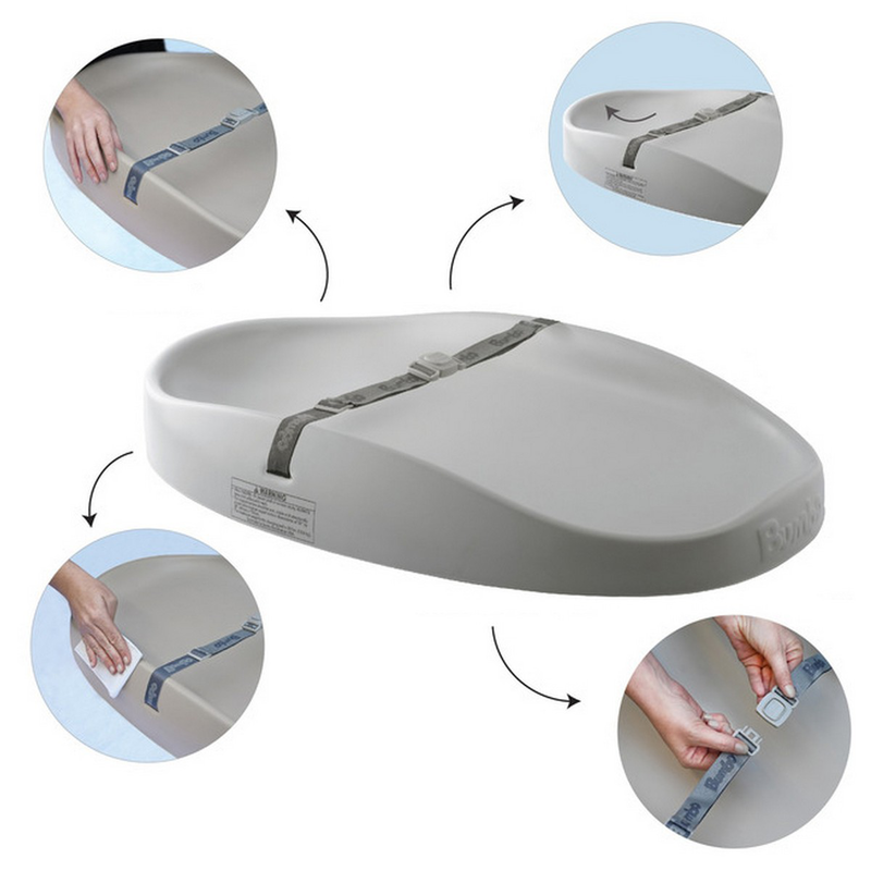 Bumbo changing pad - sage, , medium-null