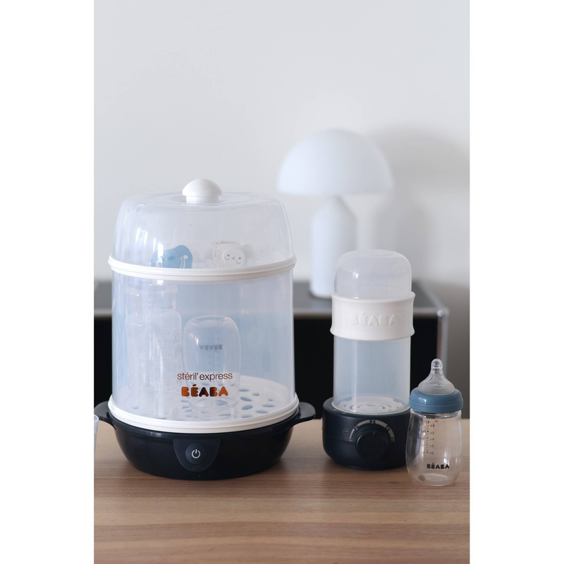 Beaba babymilk second bottle warmer - night blue, , medium-null