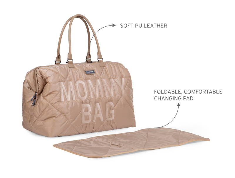 Childhome mommy bag - puffered beige, , medium-null